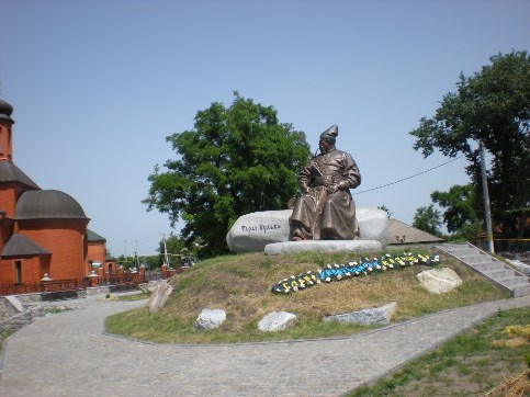 пам’ятник присвячений Тарасові Бульбі