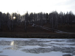 У Розбишівці взимку річка замерзає лише після випадку утоплення