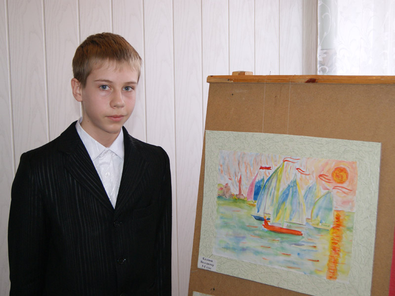 Виставка робіт юного художника