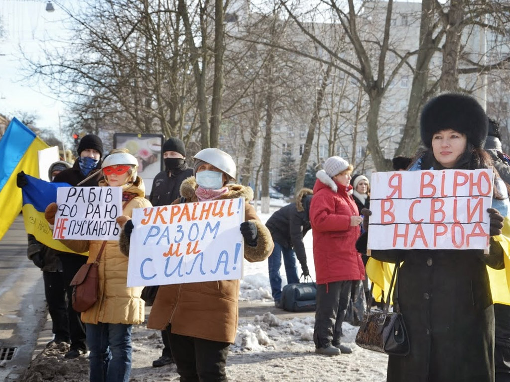 На полтавському Майдані під час Народного Віче відбулися провокації