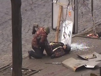 З’явилося шокуюче відео розстрілу активістів у центрі Києва
