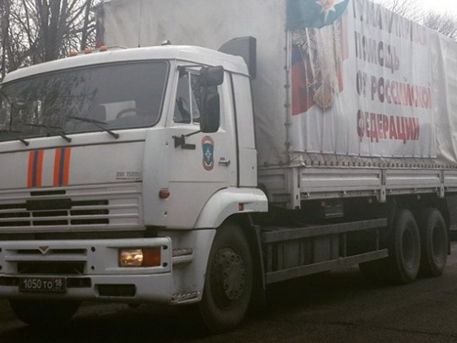 На Донбасі помітили черговий російський «гумконвой»
