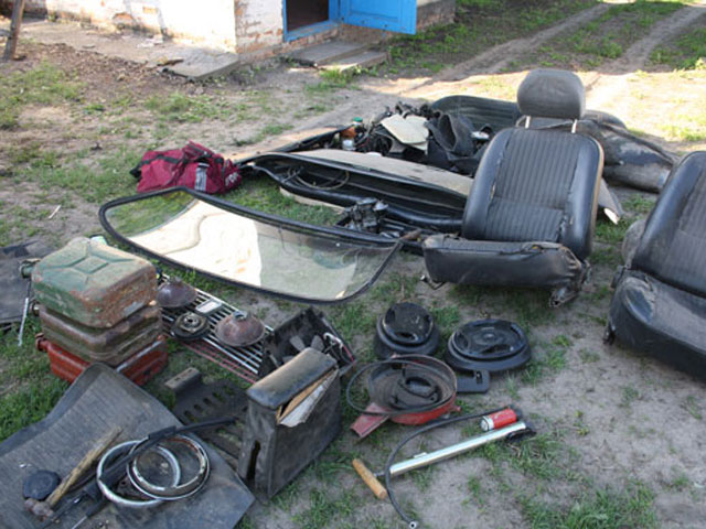 У Кременчуці автоугонщик за півроку викрав та розібрав 7 автомобілів