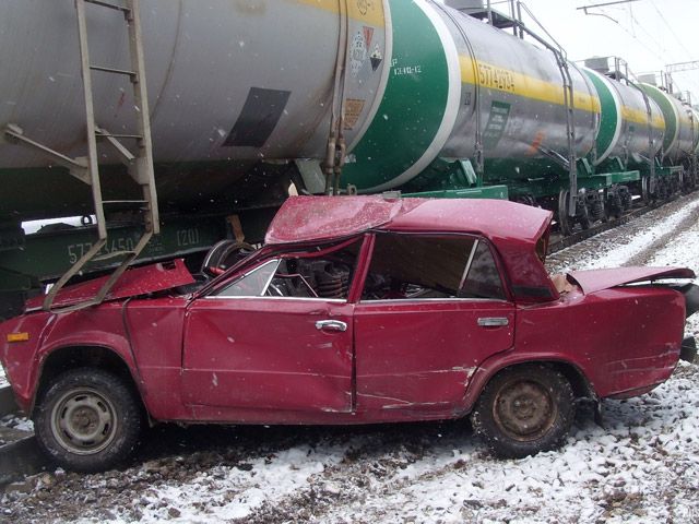 У 2015 році на залізничних переїздах Південної магістралі сталося 4 ДТП з вини водіїв