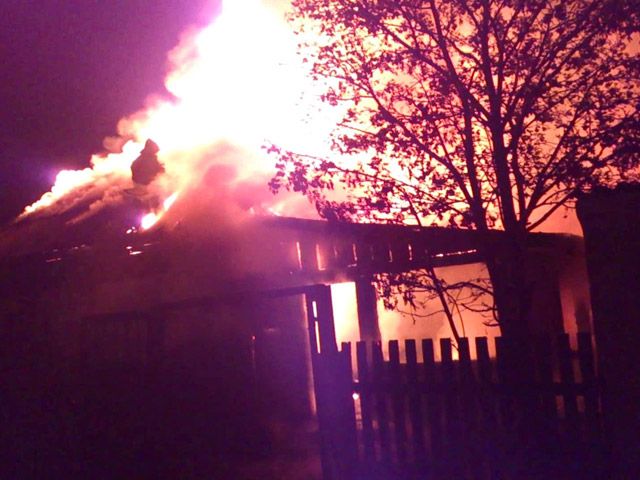 У Кобеляцькому районі рятувальники ліквідували пожежу в приватній господарчій будівлі