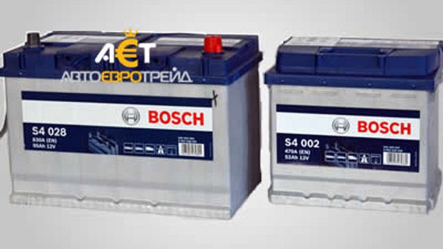 Автомобильные аккумуляторы Bosch