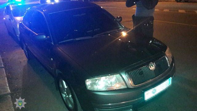 У Полтаві затримали порушника ПДР із «липовими» поліцейськими номерами