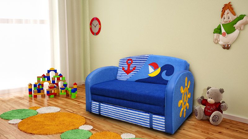 Критерии выбора удобного дивана для ребенка