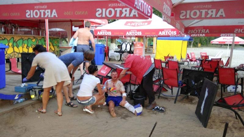 На Полтавському пляжі сталася перестрілка: один чоловік помер, поранена дитина