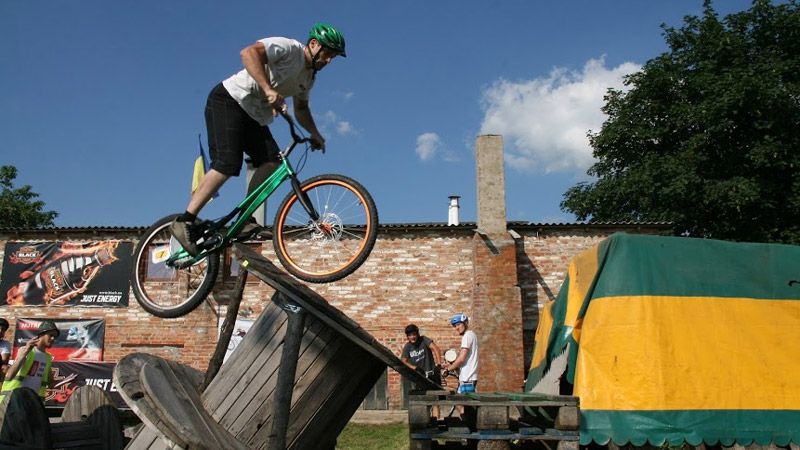 Втретє поспіль Чемпіоном України з велотріалу став полтавець
