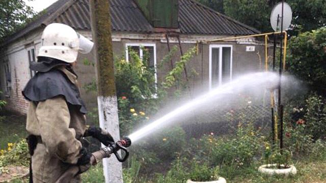 У Кобеляках рятувальники ліквідували загоряння газового стояка