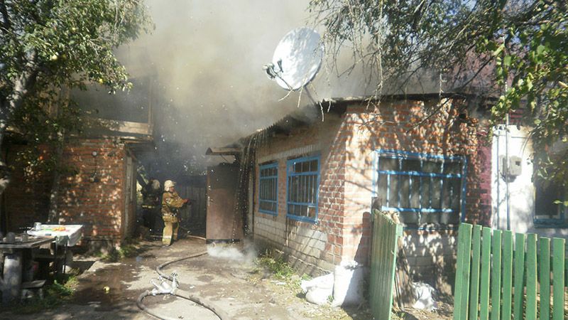 У Пирятинському районі внаслідок пожежі чоловік отримав 40% опіків тіла