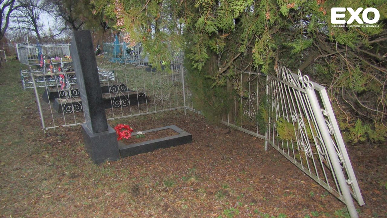 Жителі Дрижиної упіймали на цвинтарі вандала
