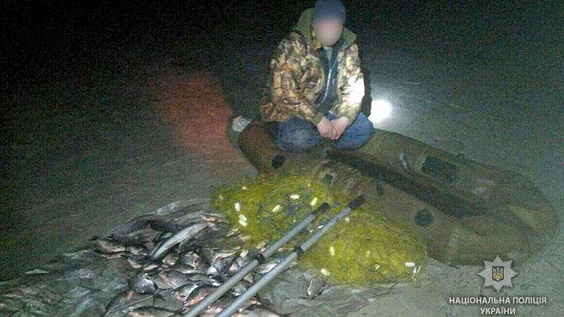 У Глобинському районі чоловік незаконно виловив риби на 12 тисяч гривень