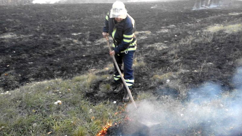 Рятувальники Полтавщини ліквідували 16 пожеж на відкритій території