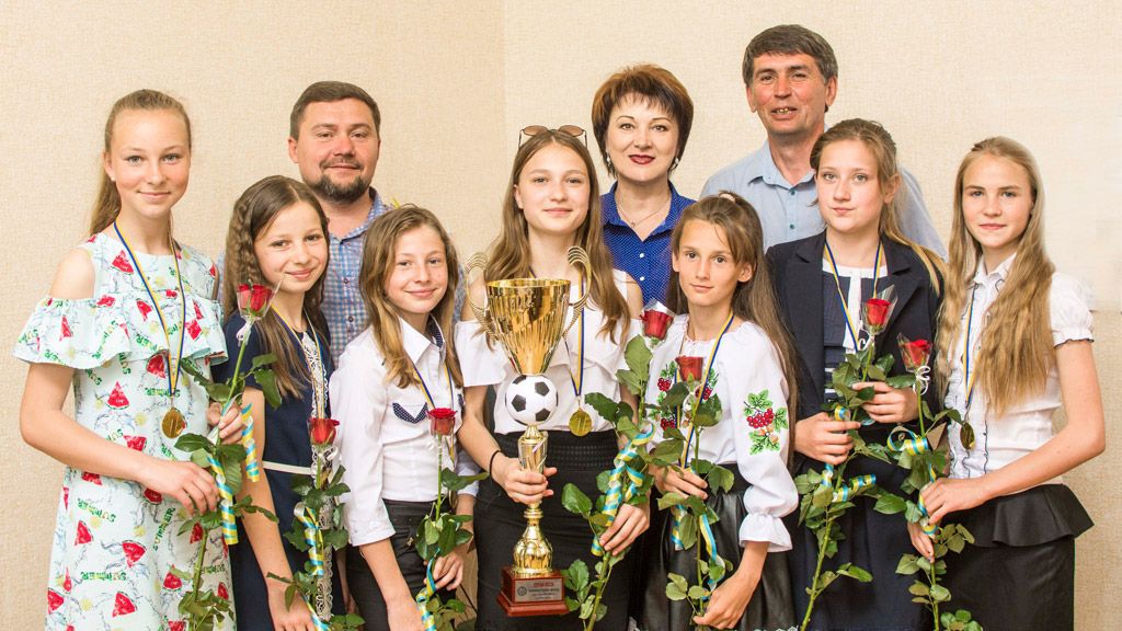 Команда футзалісток «Лідер» — чемпіони України