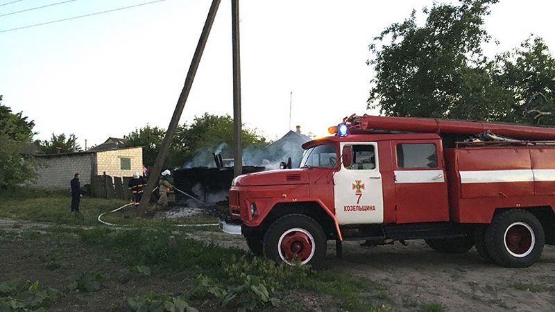 Рятувальники ліквідували пожежу в приватному гаражі