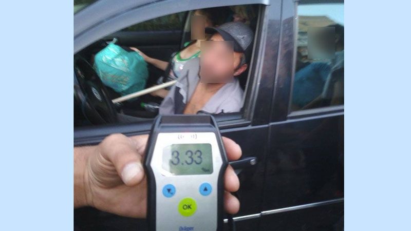 Патрульні зупинили водія, рівень алкоголю в крові якого в 1️7 разів перевищував норму