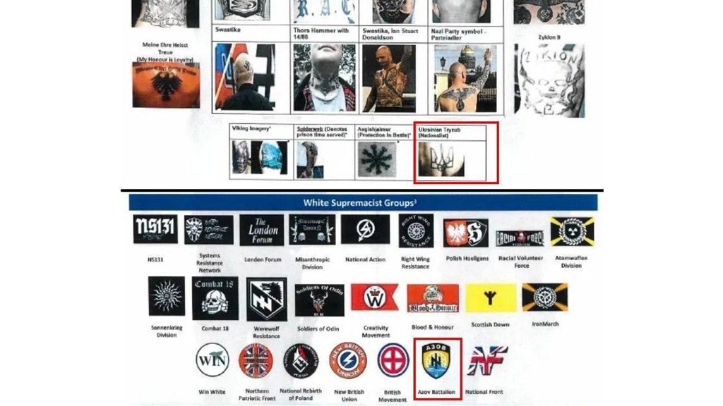 Британська поліція зарахувала український тризуб до екстремістських символів