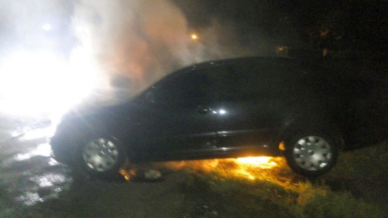 Уночі у Полтаві згорів автомобіль