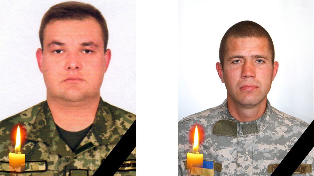 Новосанжарці прощаються з двома Захисниками України