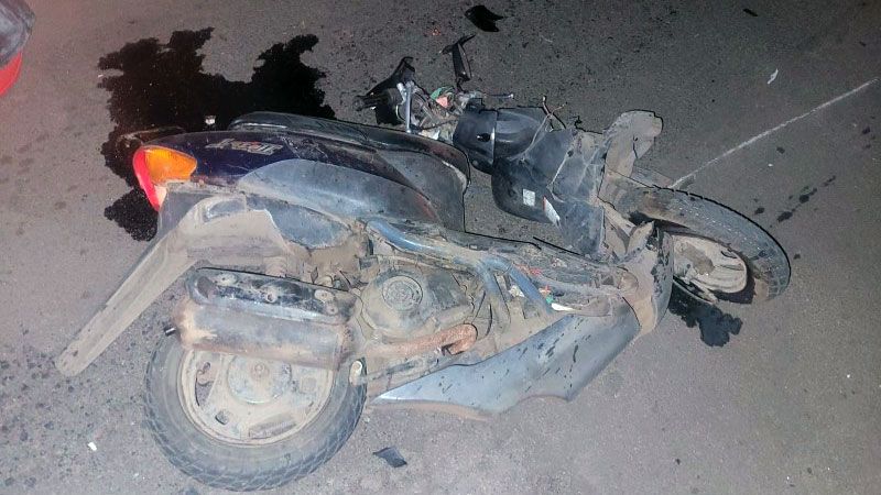 У Полтавському районі зіткнулися скутер з мотоциклом: обидва водії у лікарні