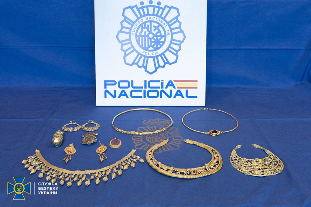 У Іспанії затримали контрабандистів, які намагалися продати «Скіфське золото» з України на понад 60 млн євро