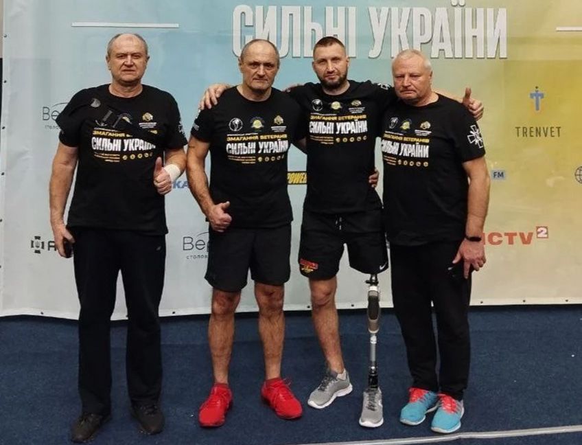Четверо ветеранів Полтавщини взяли участь у змаганнях «Сильні України»
