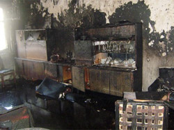 Пожар в Кременчуге: 18 людей эвакуировано, один погиб