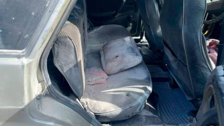 На Полтавщині загорівся автомобіль – постраждали двоє людей