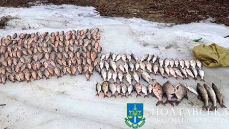 Кременчуцький браконьєр наловив риби на майже півтора мільйони гривень