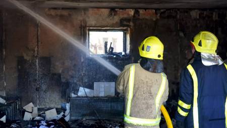 У Полтаві рятувальники ліквідували пожежу гаражу приватного будинку