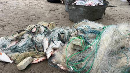 Із води біля Вишняків дістали 6 сіток