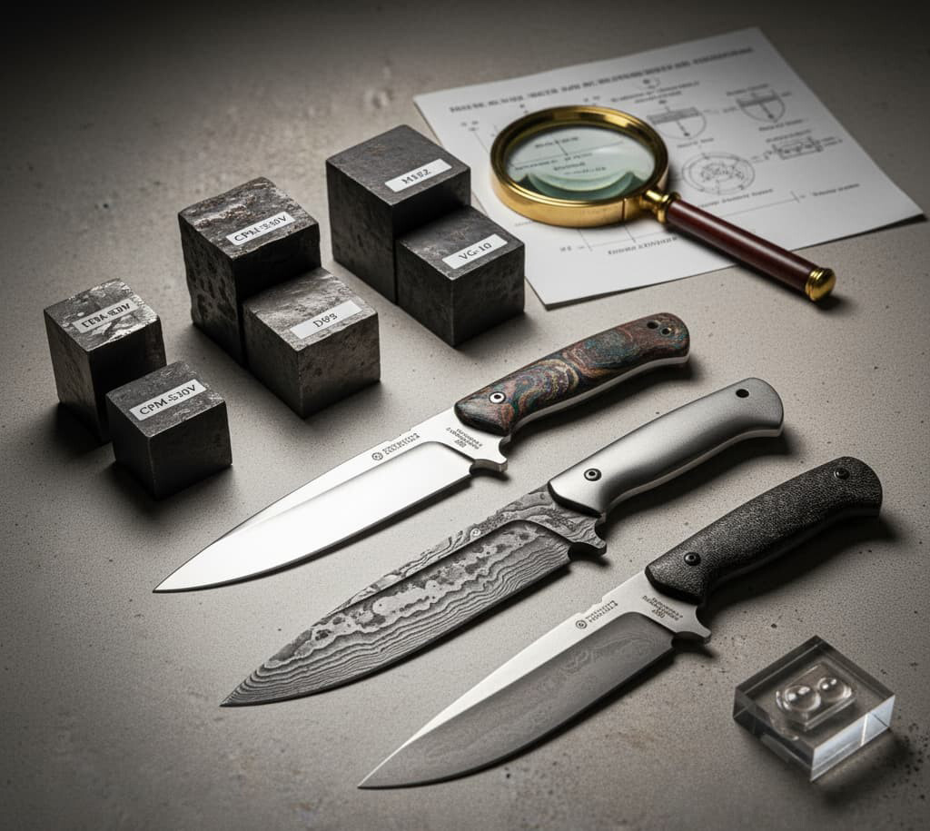 naykrashcha stal dlia nozhiv