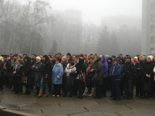 У Полтаві на річницю Помаранчевої революції мітингували підприємці