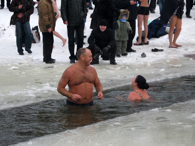 Як в Полтаві «моржувалися»