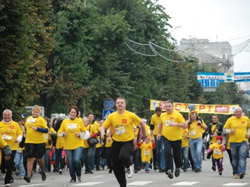 Кременчук підтримав благодійну акцію «Пробіг з вірою в серці»