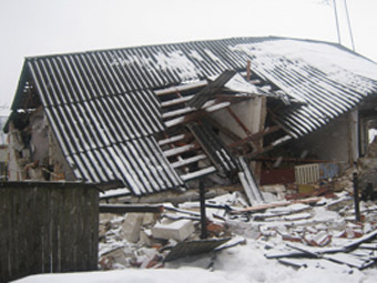 У Гадячі вибухнув будинок