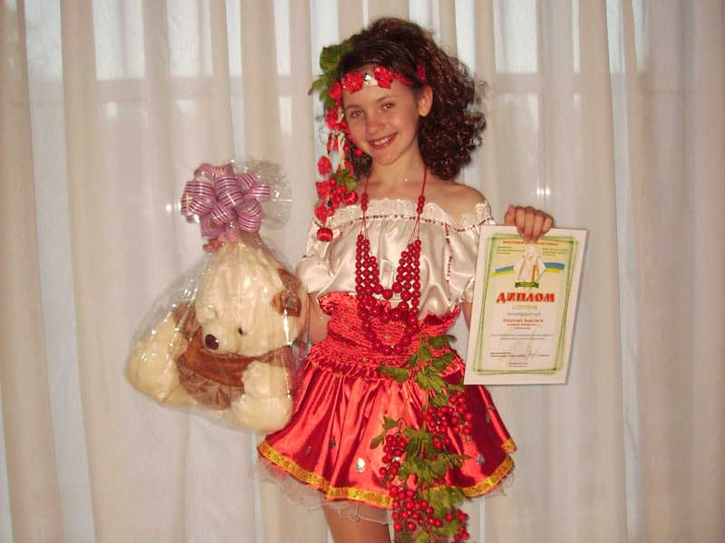 Анастасія Бакунова зайняла перше місце на Міжнародному фестивалі