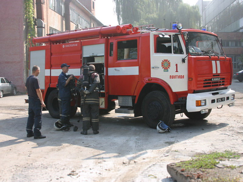 Полтава: ліквідовано пожежу на заводі «Полтавахіммаш»