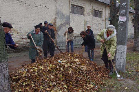 В Автозаводському районі вивезено близько 16 тисяч куб. м. опалого листя
