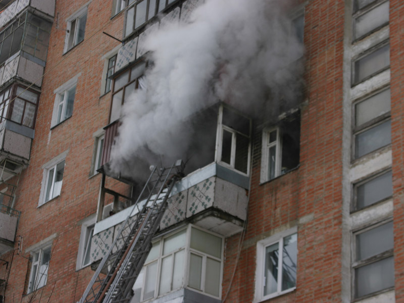 Під час пожежі в багатоповерховому будинку евакуйовані 18 чоловік