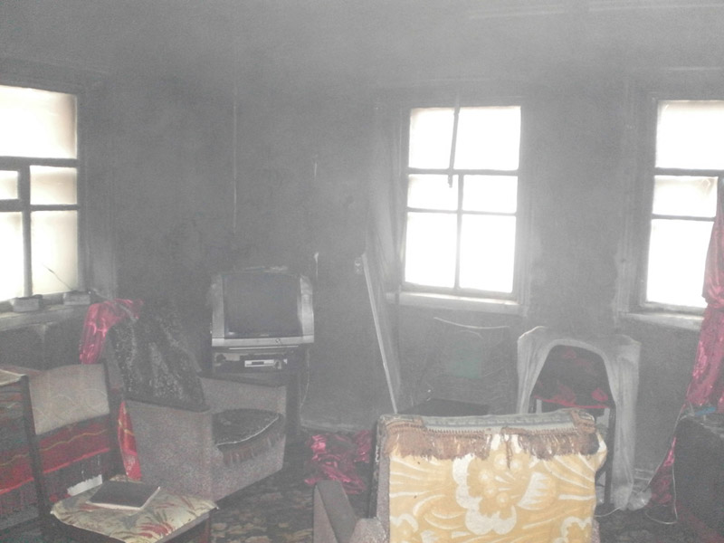 У Миргороді  ліквідовано пожежу у приватному житловому будинку