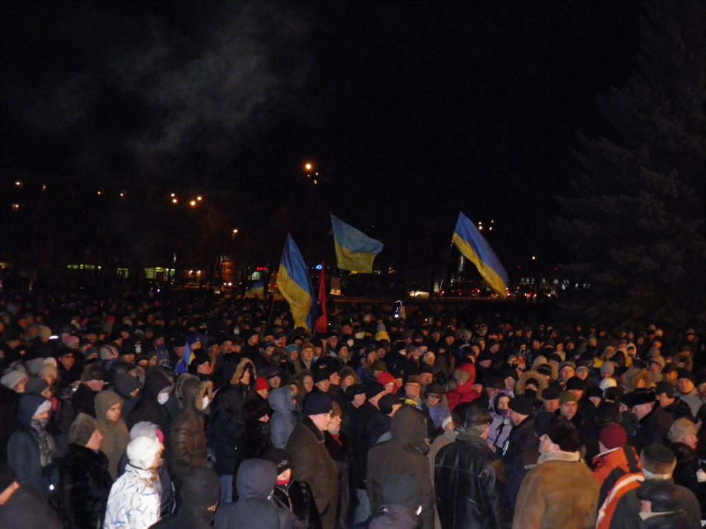 Кобелячани теж взяли участь в мітингу біля Полтавської ОДА (Оновлено)