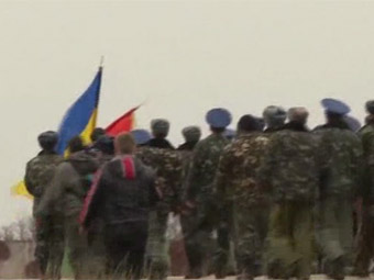 Українських військових, які повернулися в «Бельбек», зустріли автоматними чергами