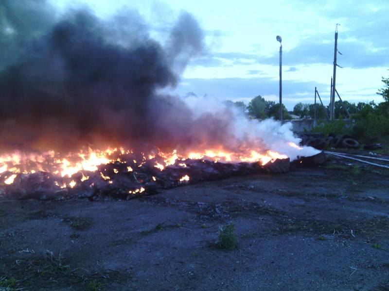 На Полтавщині ліквідували пожежу на відкритій ділянці