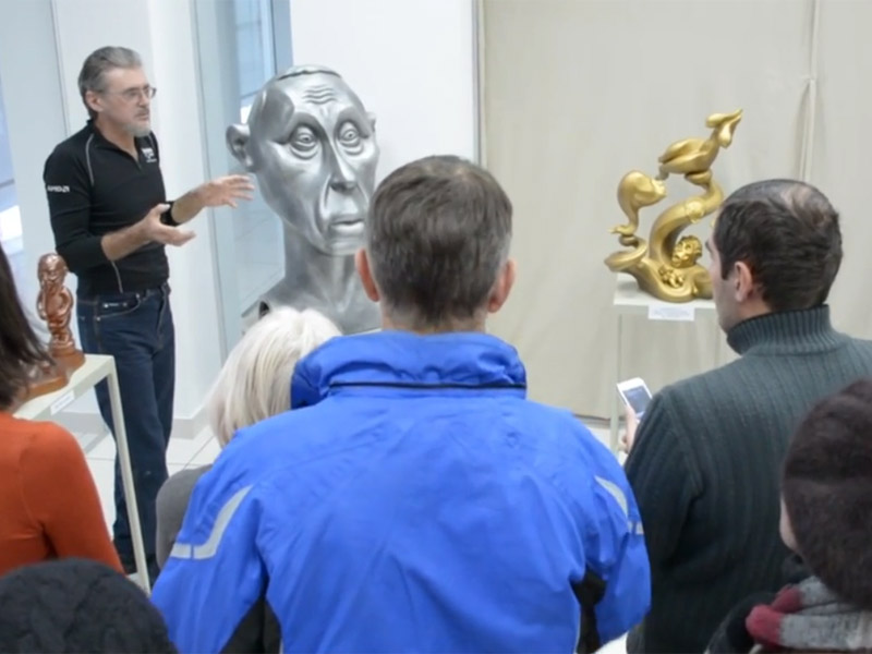 Скульптор з Комсомольська презентував «рекордну» скульптуру Путіна