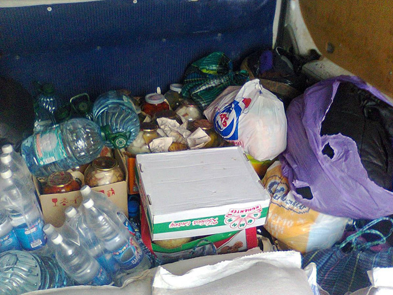 «Вільні люди» доставили 5 тонн продуктів у зону АТО від мешканців Полтавщини
