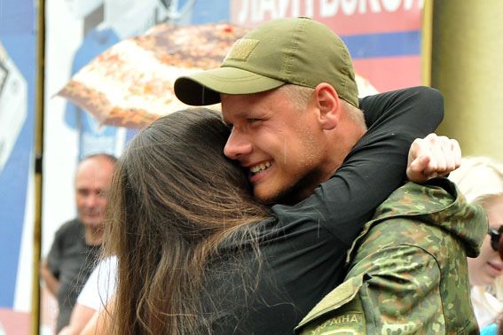 Загін спецбатальйону «Полтава» повернувся із зони АТО