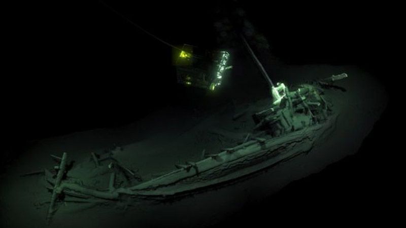 У Чорному морі знайшли найстаріший цілий корабель